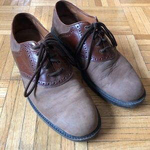 Johnston & Murphy Suede Saddlebuck Oxford 10.5 Men’s